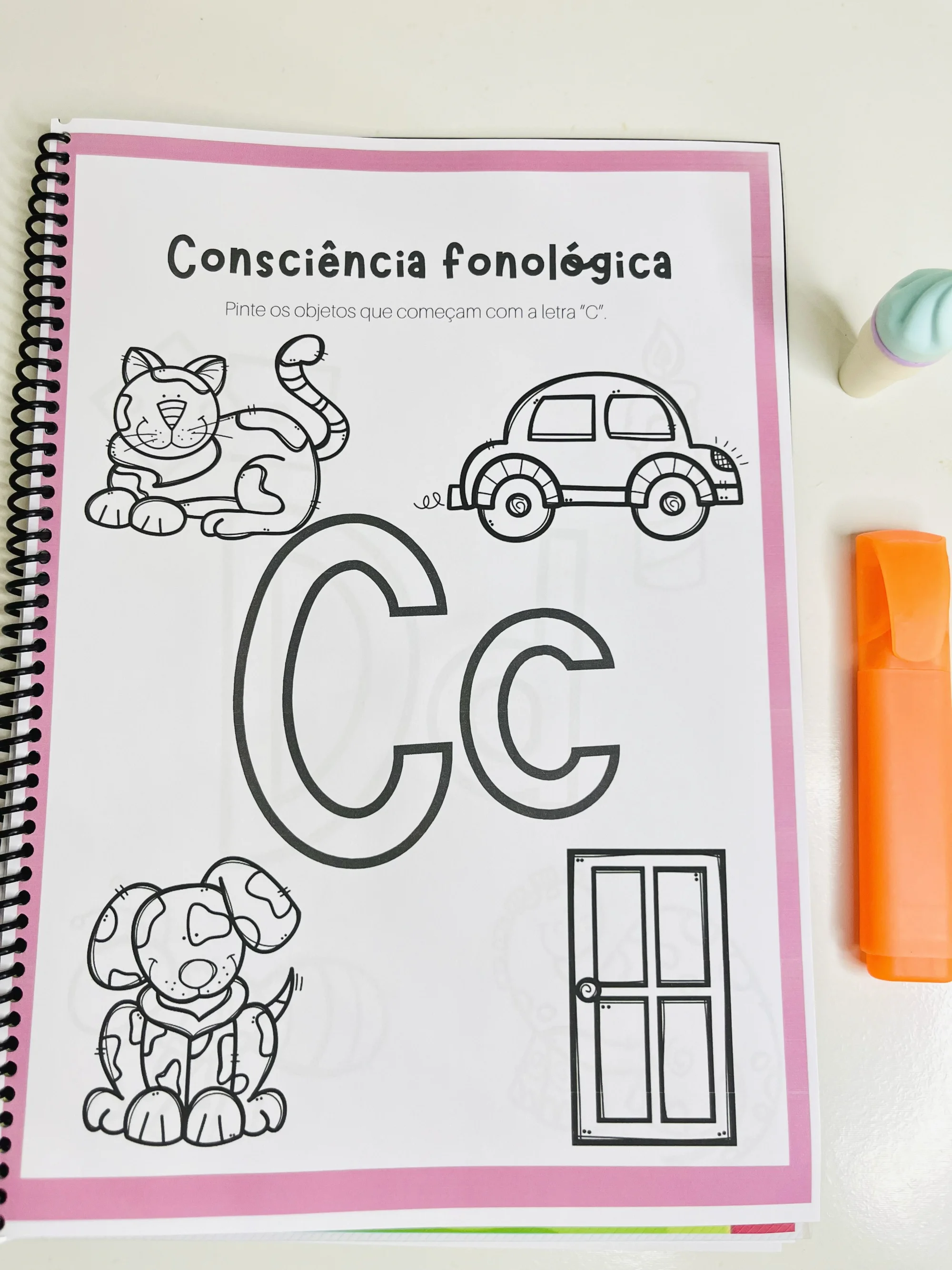 Apostila de Consciência Fonológica- Alfabetização — amostra 2: A Apostila de Consciência Fonológica é uma ferramenta…