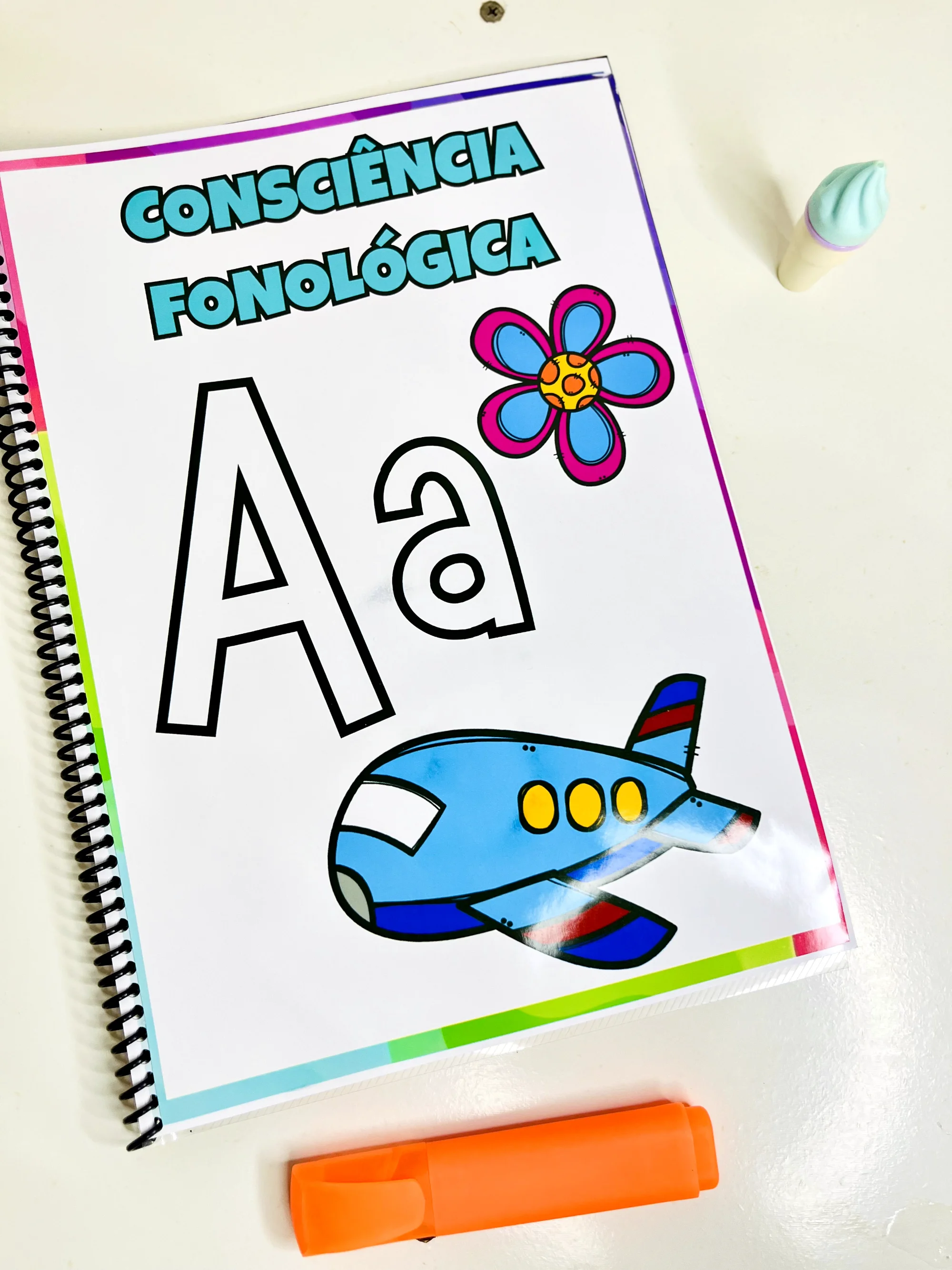 Apostila de Consciência Fonológica- Alfabetização — capa do material