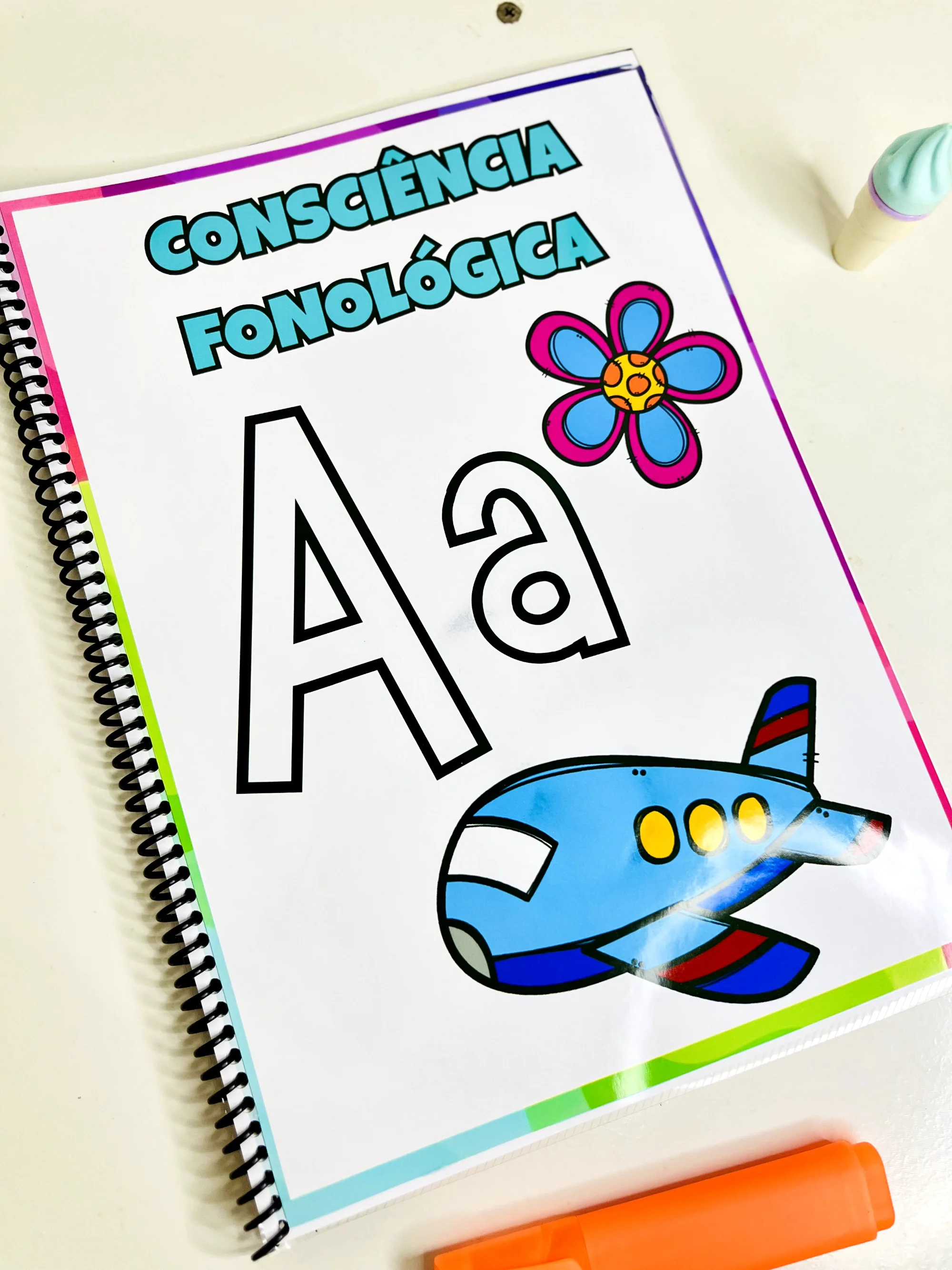 APOSTILA DE CONSCIÊNCIA FONOLÓGICA – ANOS INICIAIS - ALFABETIZAÇÃO — capa do material