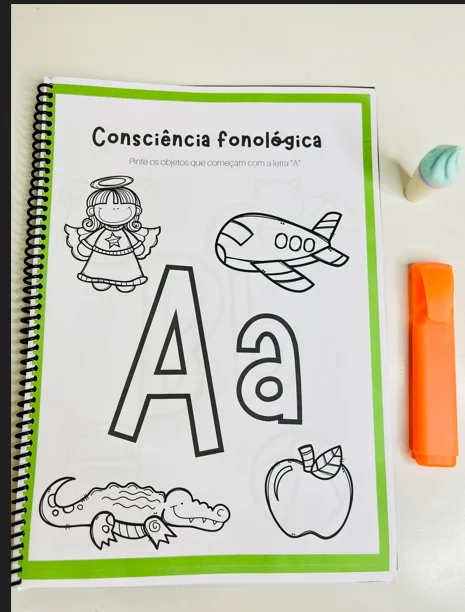Apostila de Consciência Fonológica - ANOS INICIAIS — amostra 2: A Apostila de Consciência Fonológica é uma ferramenta…