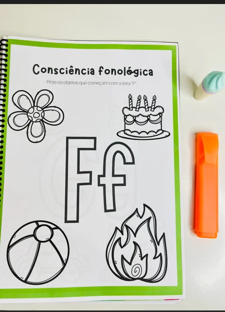 Apostila de Consciência Fonológica - ANOS INICIAIS — amostra 4: A Apostila de Consciência Fonológica é uma ferramenta…