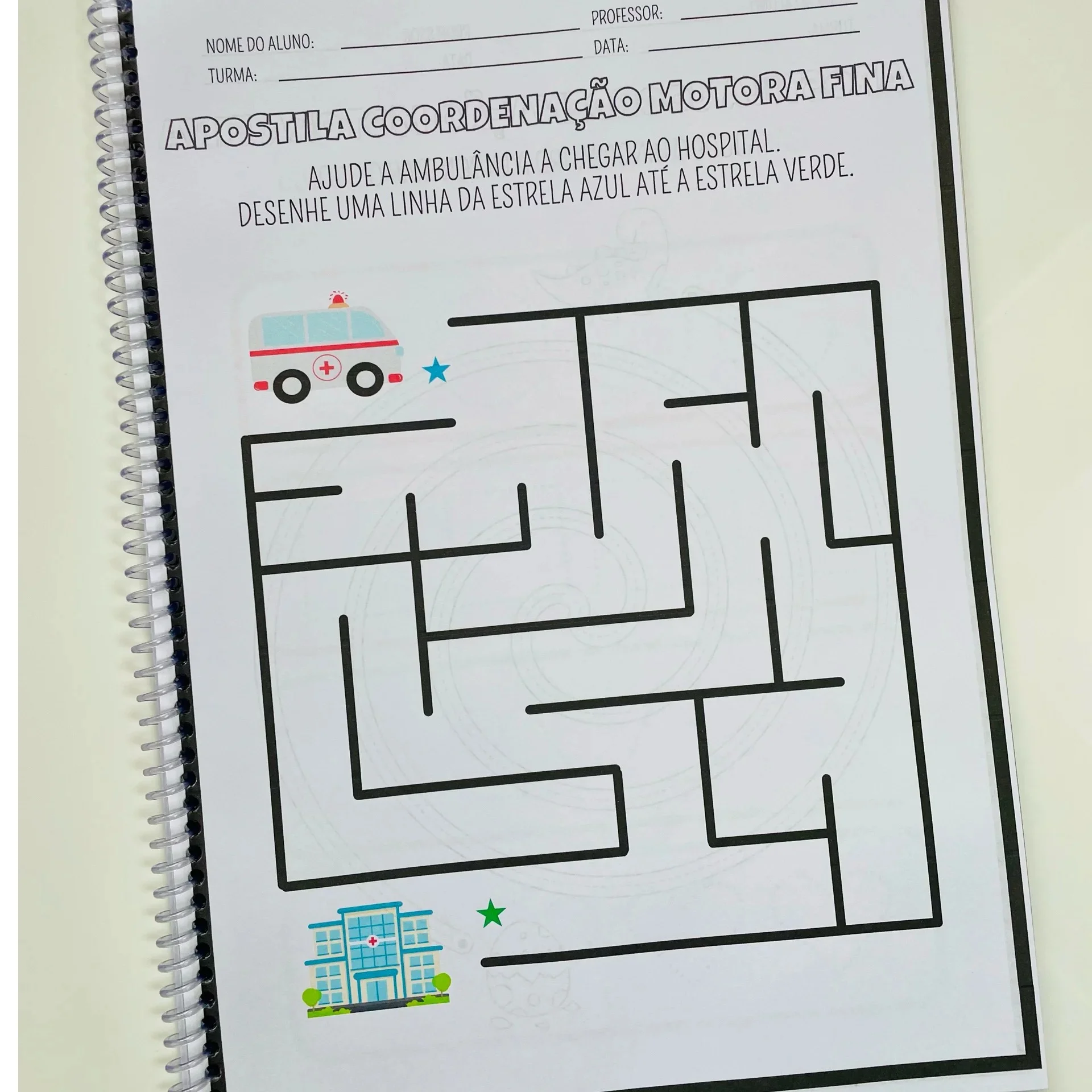 Apostila de Coordenação Motora Fina – Atividades Lúdicas — amostra 2: Kit de atividades escolares com apostilas de… Apostila de Coordenação Motora Fina – Atividades Lúdicas — amostra 2: Kit de atividades escolares com apostilas de…