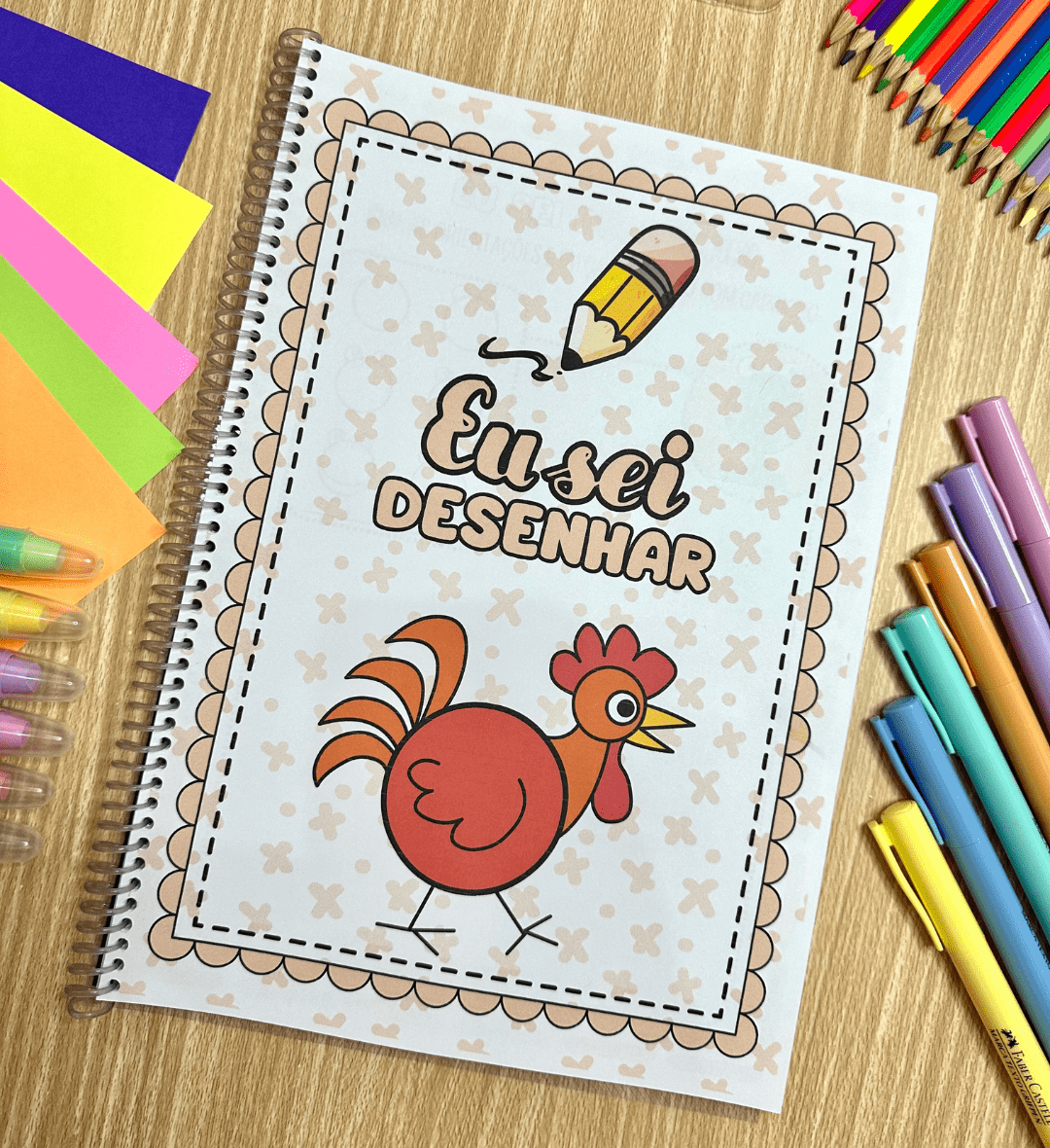 Apostila de Desenho Eu Sei Desenhar para Educação Infantil — capa do material