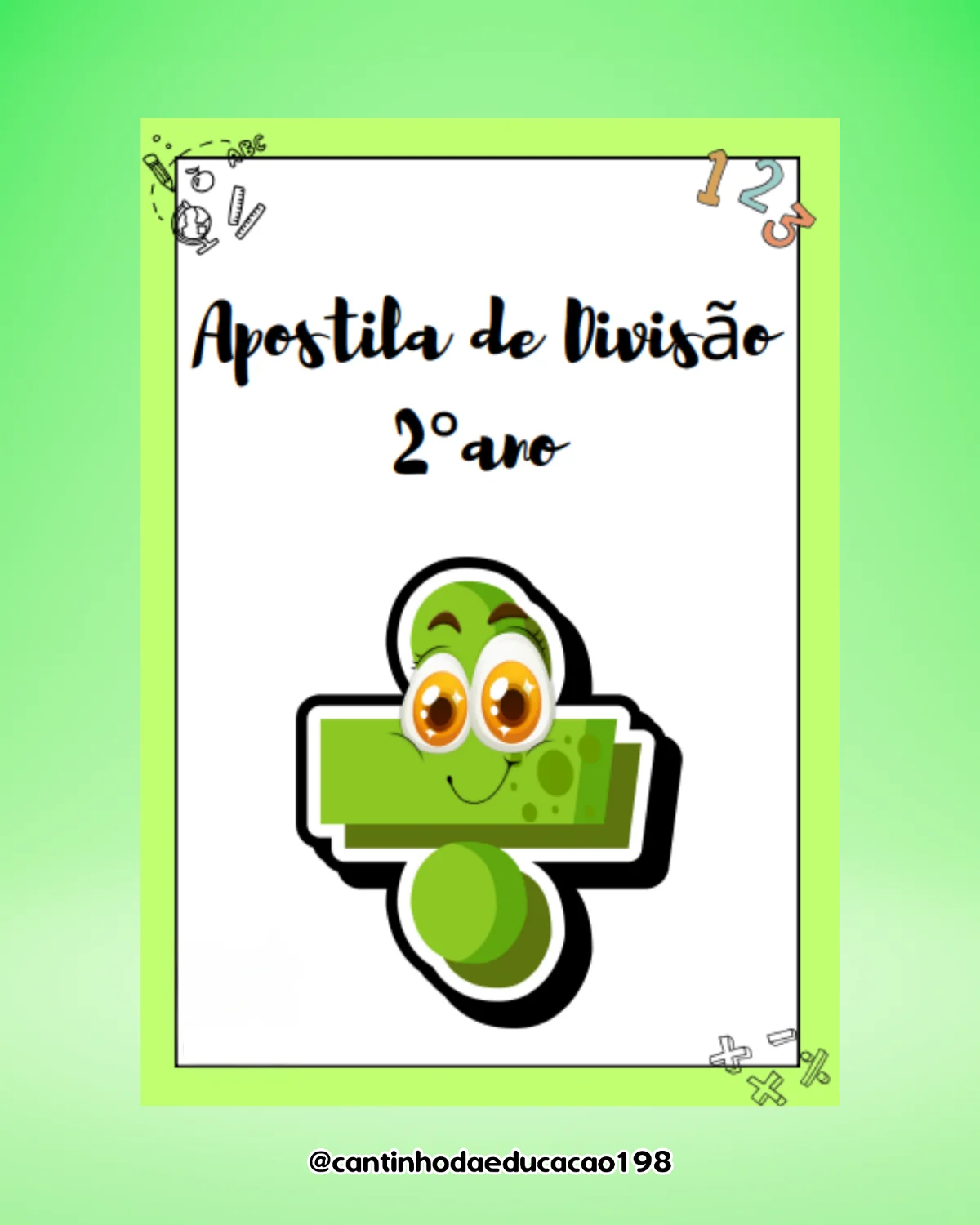 Apostila de divisão – 2º ano – PDF para Imprimir — Matemática para 2º ano: Um material lúdico e prático para introduzir e…