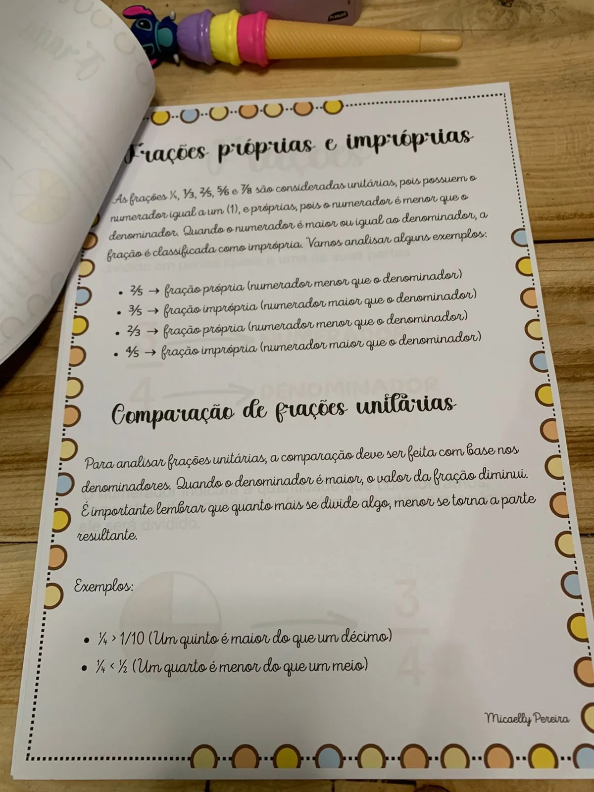 Apostila de Frações - Ensino Fundamental — amostra 4: A Apostila de Frações foi desenvolvida para auxiliar professores no…