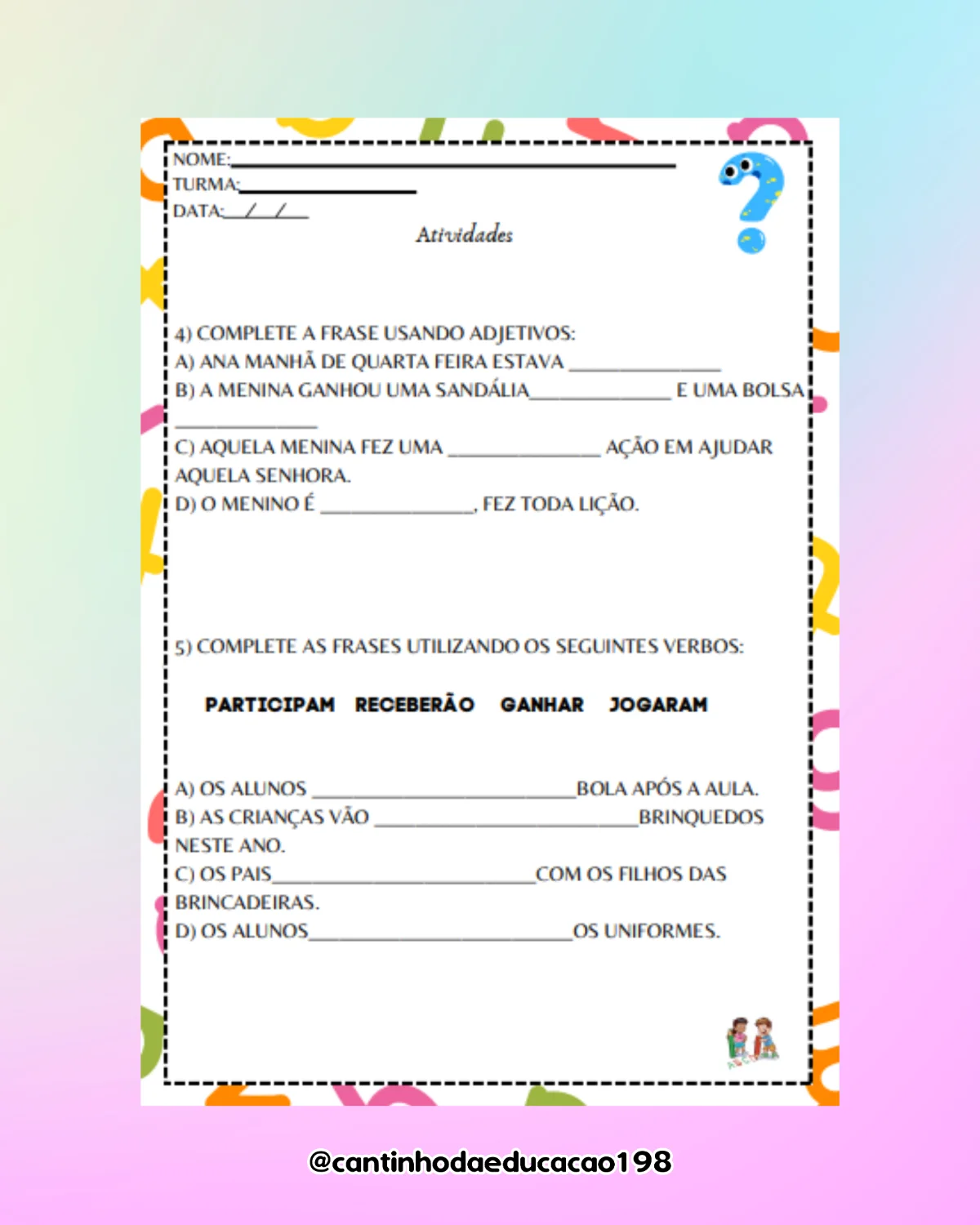 Apostila de gramática – 5º ano – PDF para Imprimir — amostra 2: Para quem é indicado Apostila de gramática – 5º ano – PDF para Imprimir — amostra 2: Para quem é indicado