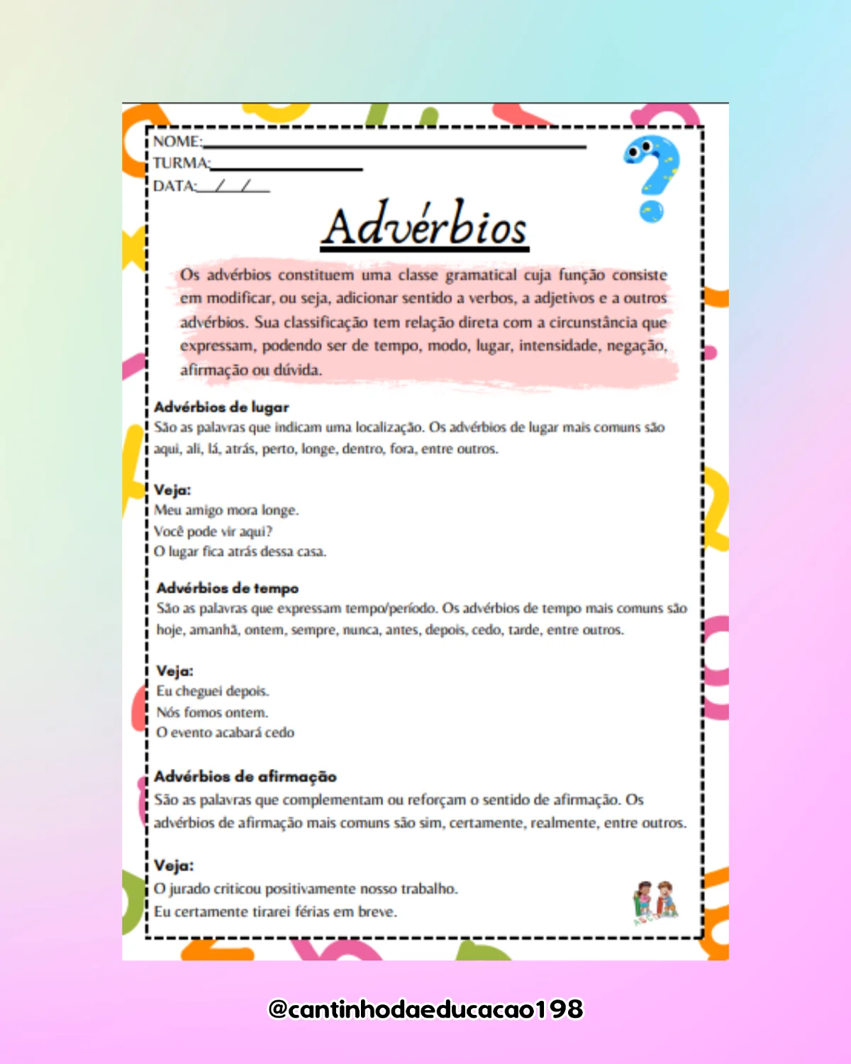 Apostila de gramática – 5º ano – PDF para Imprimir — amostra 4: Um material prático para revisar e reforçar os… Apostila de gramática – 5º ano – PDF para Imprimir — amostra 4: Um material prático para revisar e reforçar os…