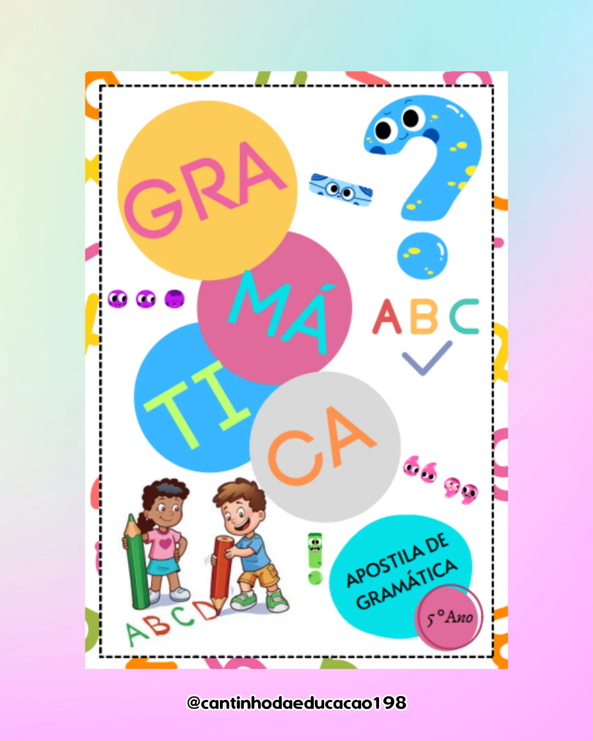 Apostila de gramática – 5º ano – PDF para Imprimir — Português para 5º ano: Um material prático para revisar e reforçar os…