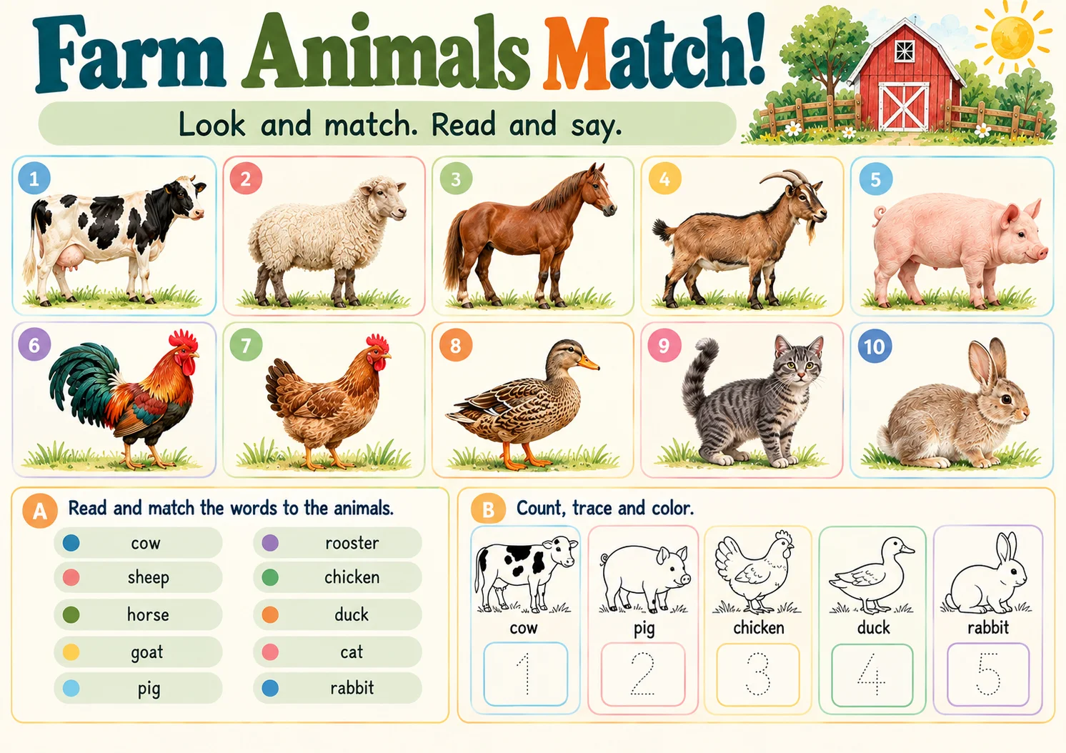 Apostila de Inglês Infantil 4 a 6 Anos - Look, Play & Learn! — amostra 4: E as aventuras continuam no Volume 2!