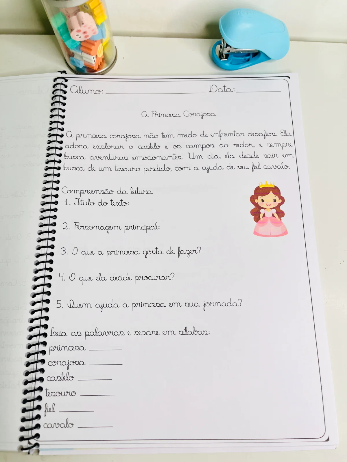 Apostila de Leitura e Interpretação de Texto – 5º Ano — amostra 3: Apostila com 30 páginas para o 5º ano com atividades de…