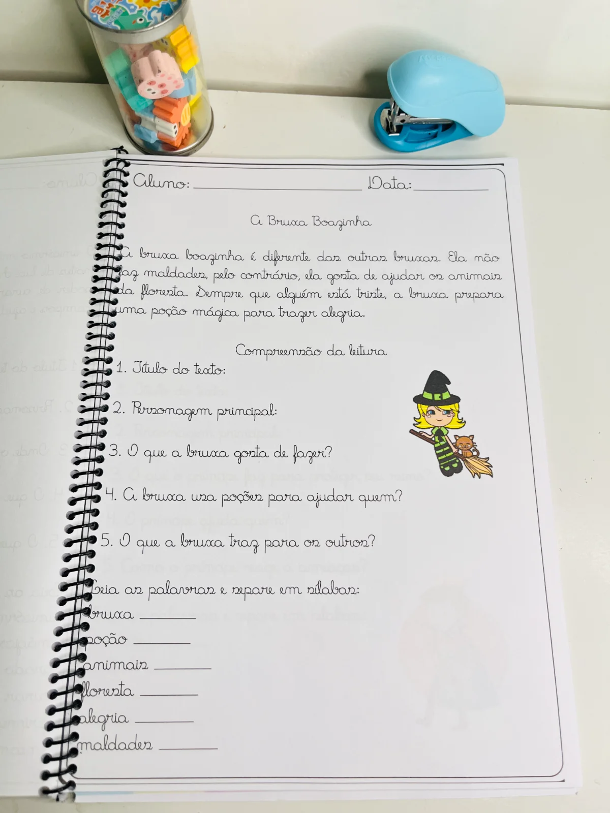 Apostila de Leitura e Interpretação de Texto – 5º Ano — amostra 5: Apostila com 30 páginas para o 5º ano com atividades de…