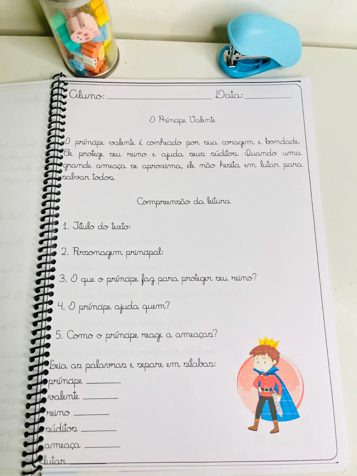 Apostila de Leitura e Interpretação de Texto – 5º Ano — amostra 6: Apostila com 30 páginas para o 5º ano com atividades de…