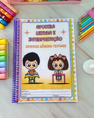 Apostila de Leitura e Interpretação de Textos – Gêneros Textuais para Anos Iniciais — capa do material