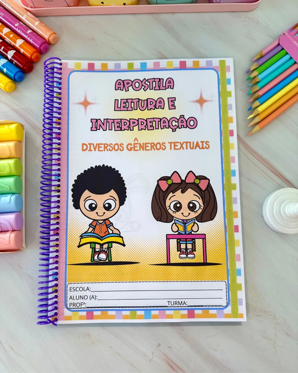 Apostila de Leitura e Interpretação de Textos – Gêneros Textuais para Anos Iniciais — Atividades para 2º ano: Apostila…