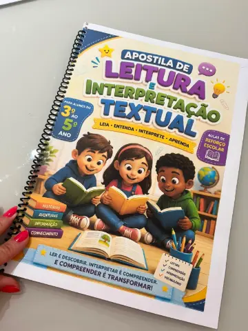 Apostila de Leitura e Interpretação Textual (3º ao 5º Ano) — capa do material