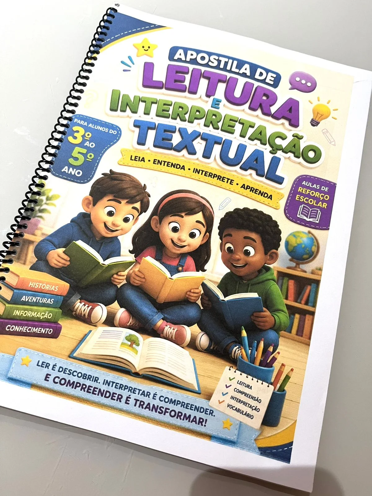 Apostila de Leitura e Interpretação Textual — capa do material