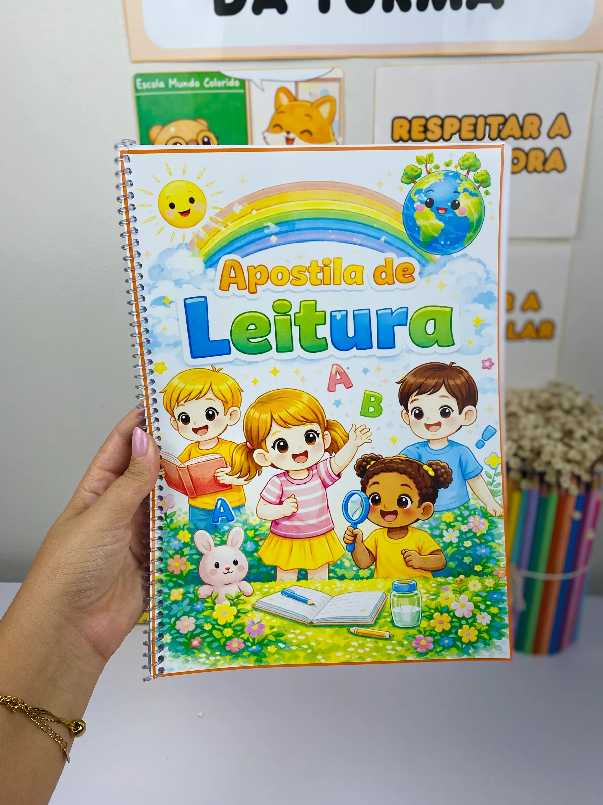 Apostila de Leitura Inicial – Frases Simples — capa do material