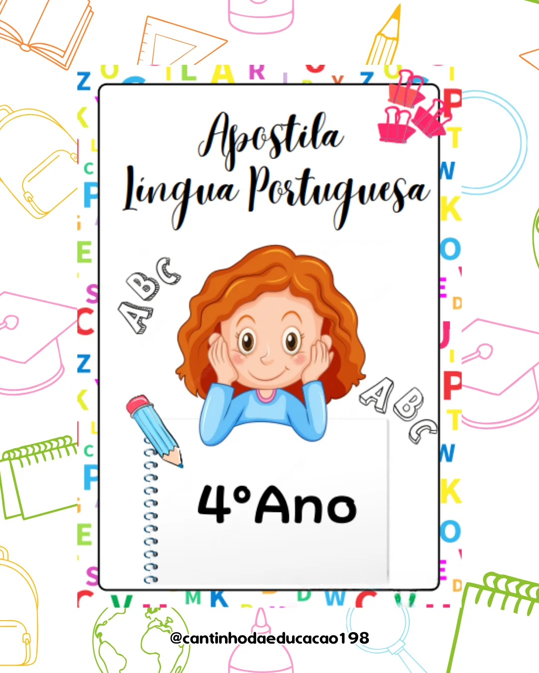 Apostila de língua portuguesa – 4º ano – PDF para Imprimir — Português para 4º ano: Um material prático para reforçar as…