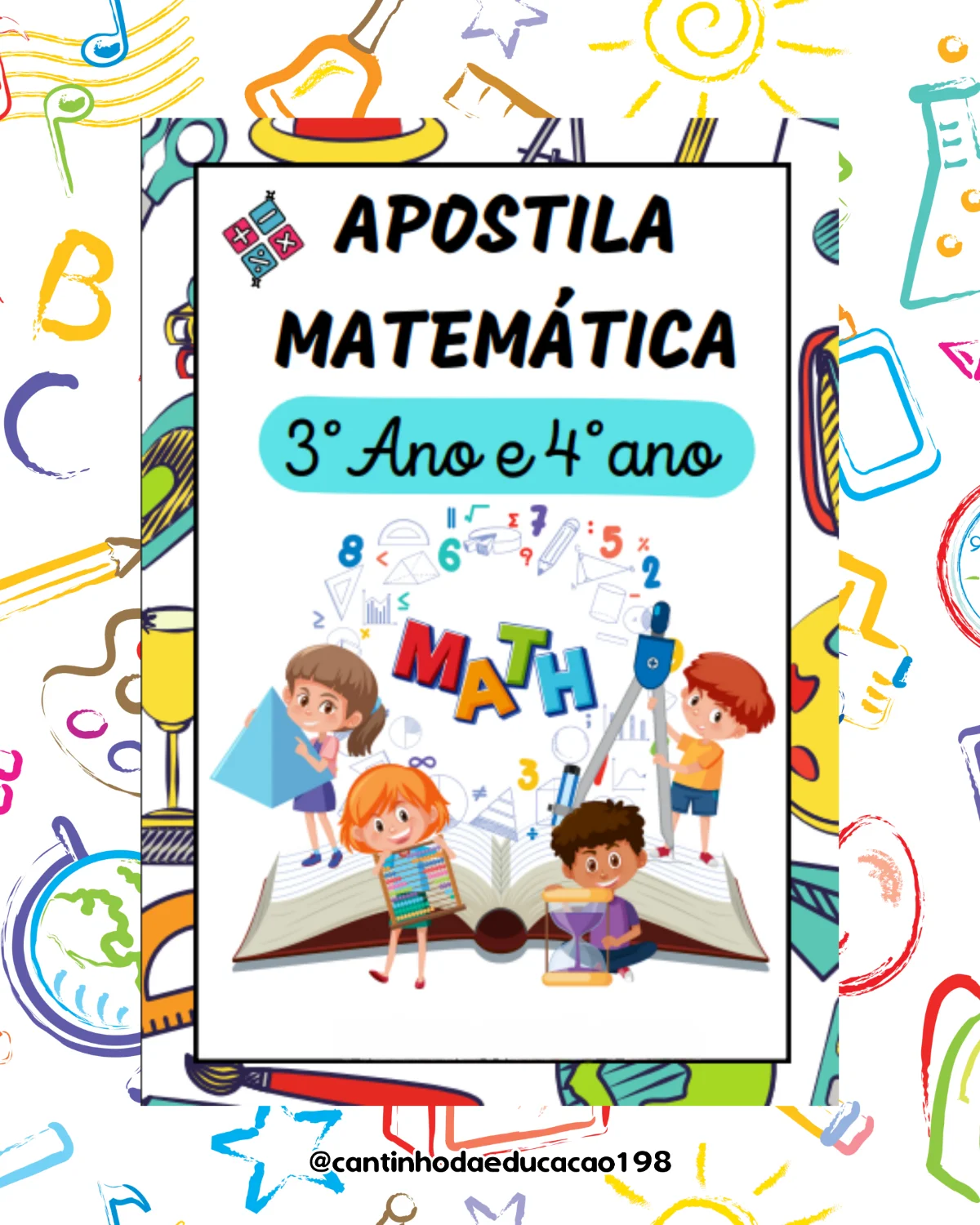 Apostila de matemática – 3º e 4º ano – PDF para Imprimir — Matemática para 4º ano: Um material completo para praticar e…