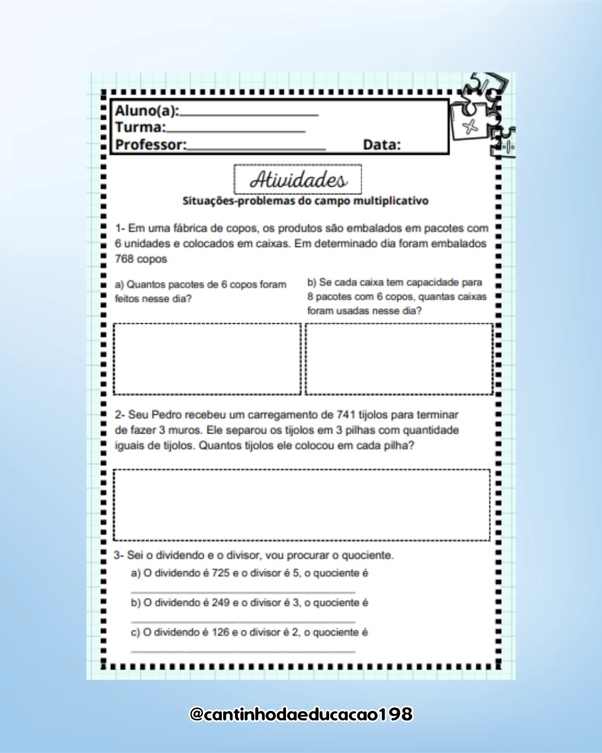Apostila de matemática – 5º ano – PDF para Imprimir — amostra 4: Um material prático para revisar, praticar e reforçar os… Apostila de matemática – 5º ano – PDF para Imprimir — amostra 4: Um material prático para revisar, praticar e reforçar os…