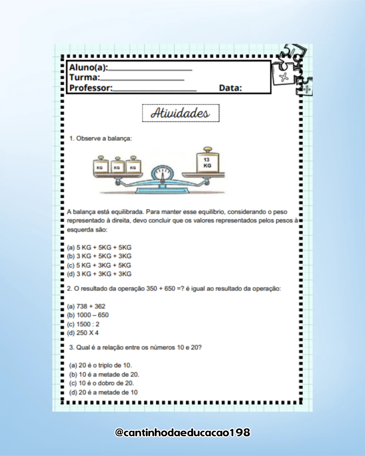 Apostila de matemática – 5º ano – PDF para Imprimir — amostra 7: Um material prático para revisar, praticar e reforçar os… Apostila de matemática – 5º ano – PDF para Imprimir — amostra 7: Um material prático para revisar, praticar e reforçar os…