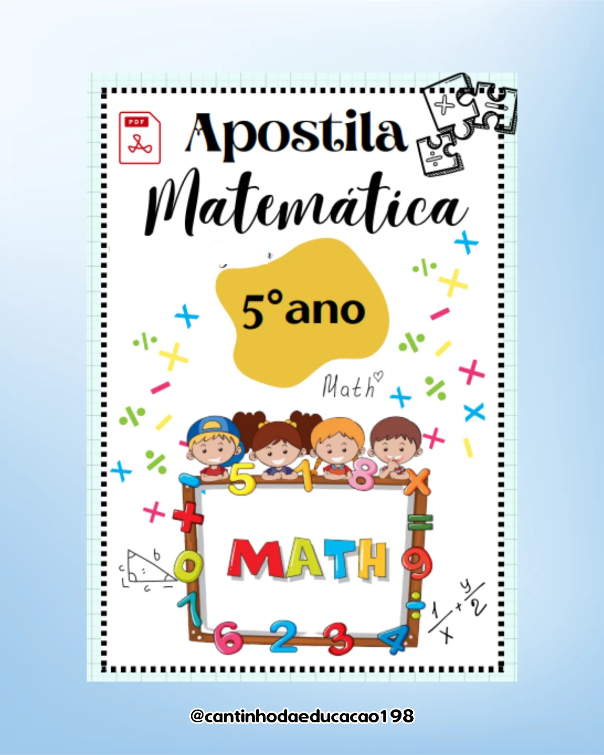 Apostila de matemática – 5º ano – PDF para Imprimir — Matemática para 5º ano: Um material prático para revisar, praticar e…
