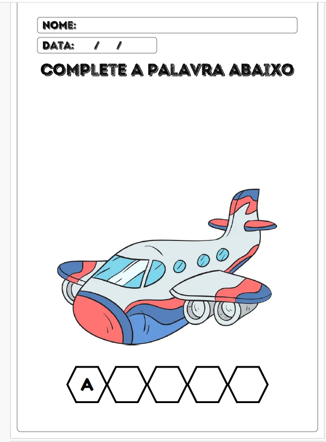 APOSTILA DE MEIOS DE TRANSPORTE - ANOS INICIAIS — amostra 4: Um material super divertido para trabalhar leitura, escrita e…