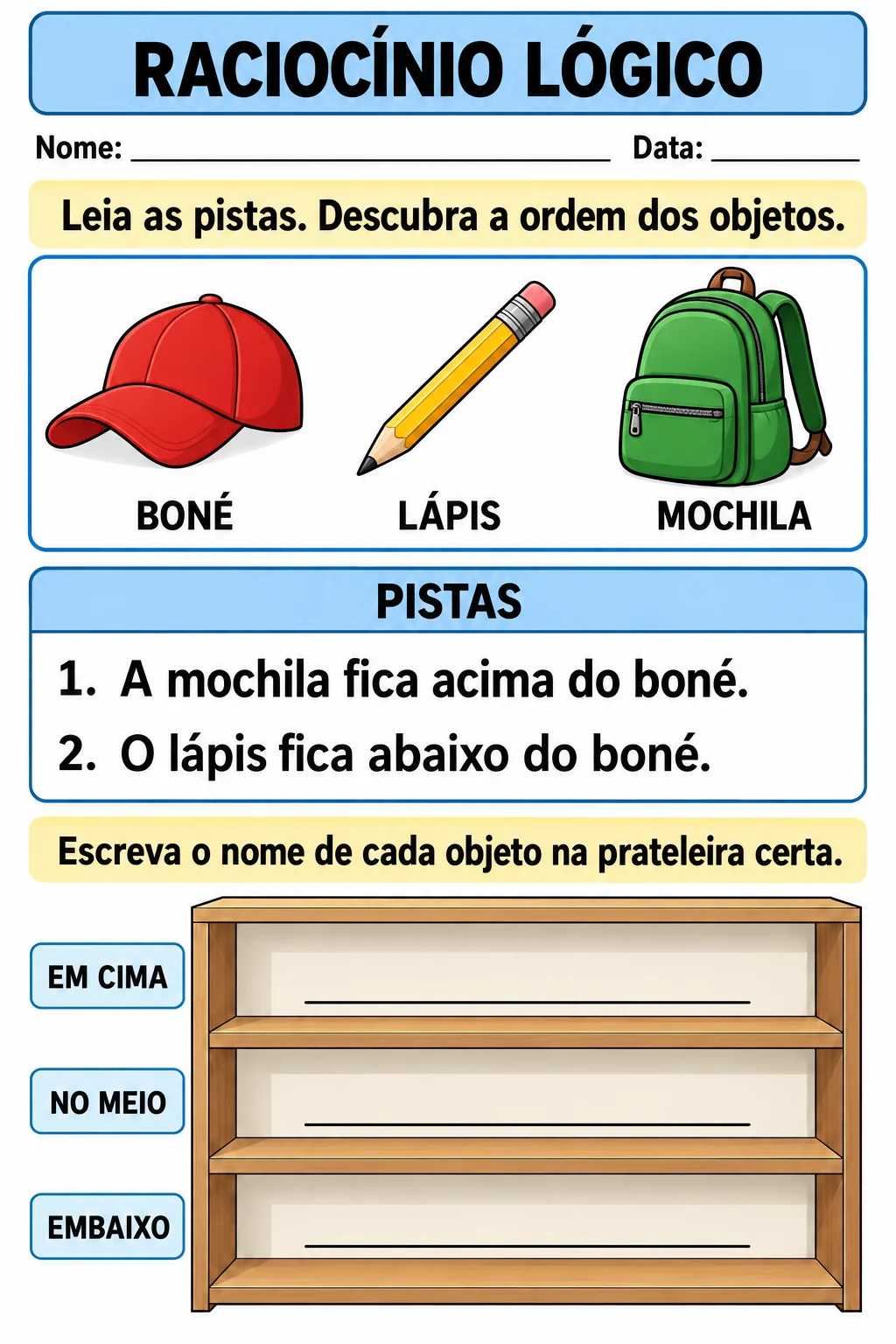 Apostila de Memória Visual e Estimulação Cognitiva para TDAH, TEA e DI — amostra 2: É um recursos para professores,…
