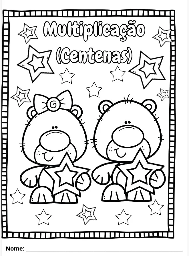 APOSTILA DE MULTIPLICAÇÃO COM TABUADA INTERATIVA - ENSINO FUNDAMENTAL — amostra 1: Este material pode deixar esse…