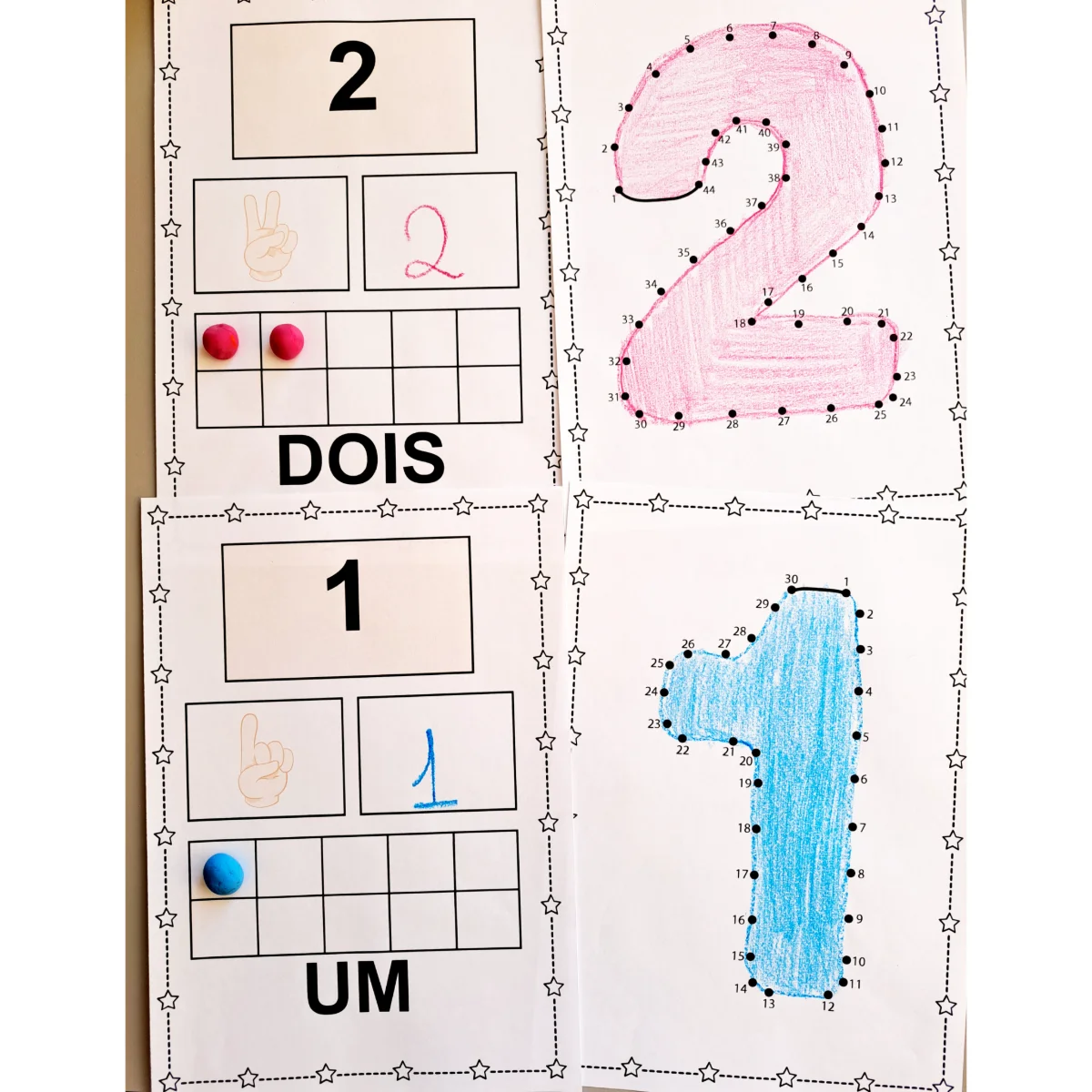 Apostila de Números – Do 0 ao 10 - Matemática na Educação Infantil — amostra 2: Apostila com números de 0 a 10, incluindo…