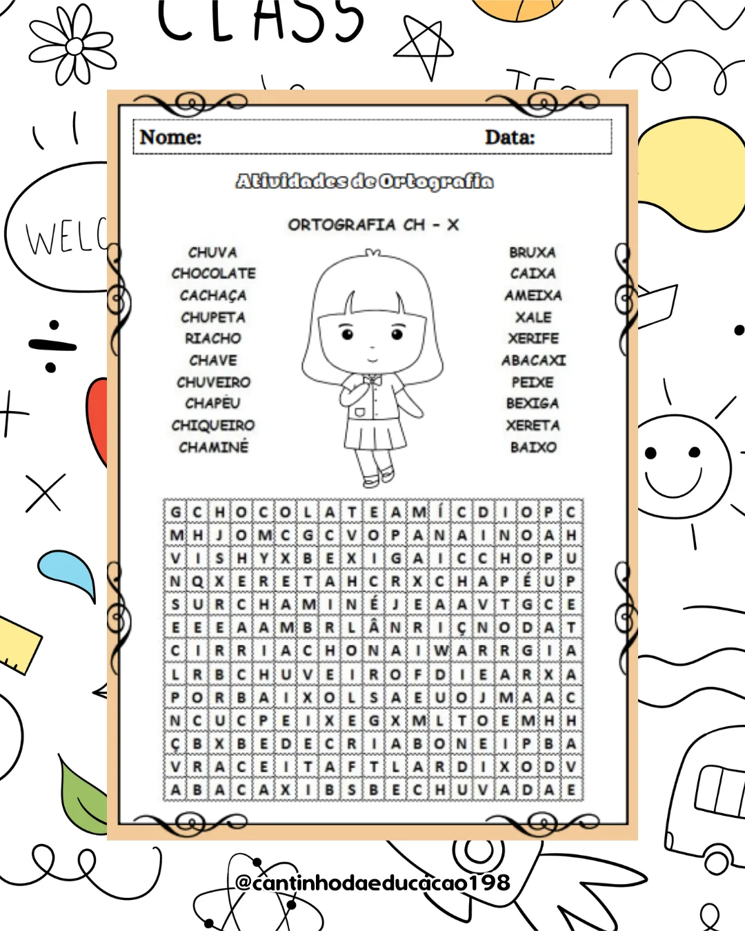 Apostila de ortografia – 4º ano – PDF para Imprimir — amostra 5: Um material completo para reforçar a ortografia, a escrita…