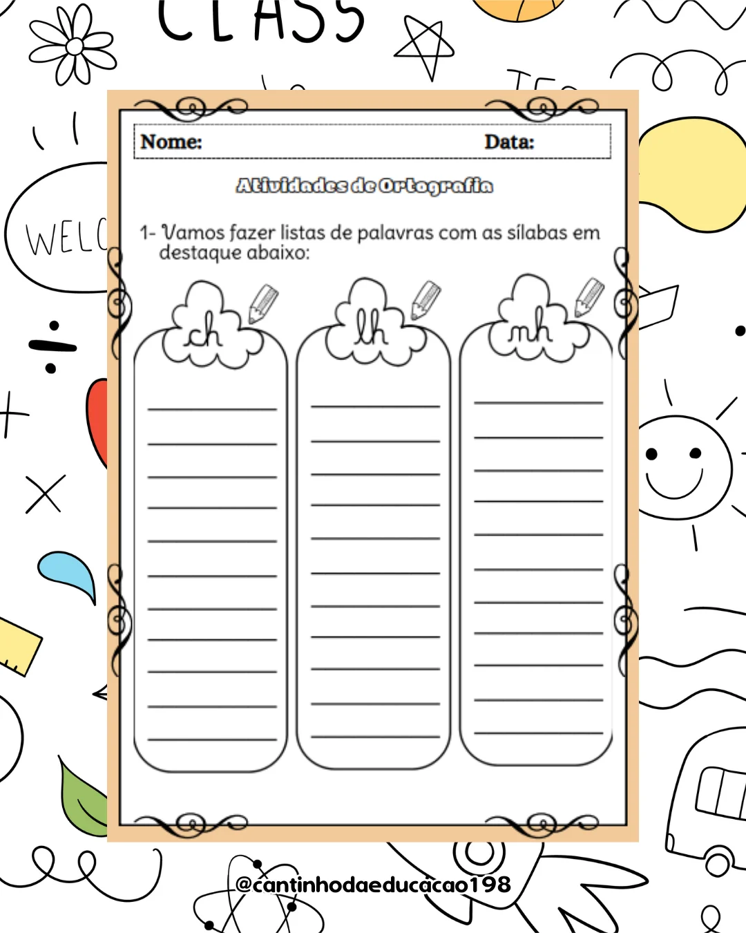 Apostila de ortografia – 4º ano – PDF para Imprimir — amostra 6: Um material completo para reforçar a ortografia, a escrita…