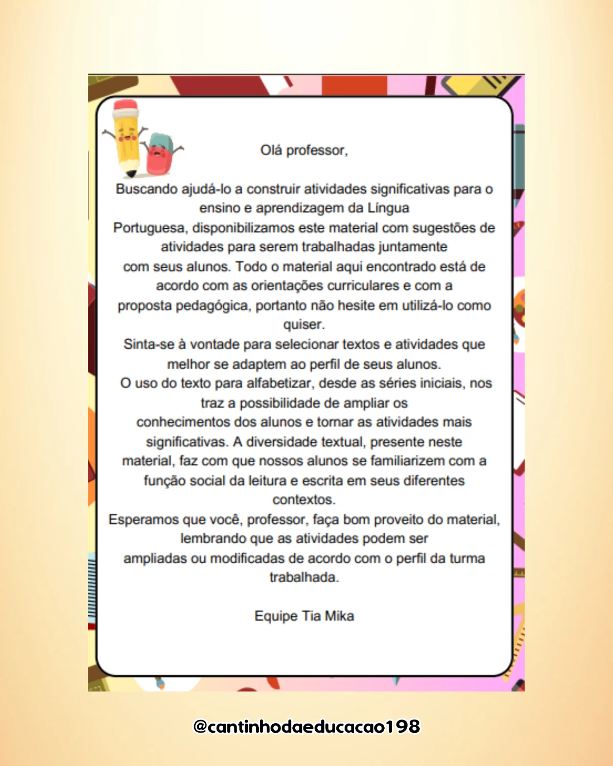 Apostila de português – 3º ano – PDF para Imprimir — amostra 1: O que vem no material