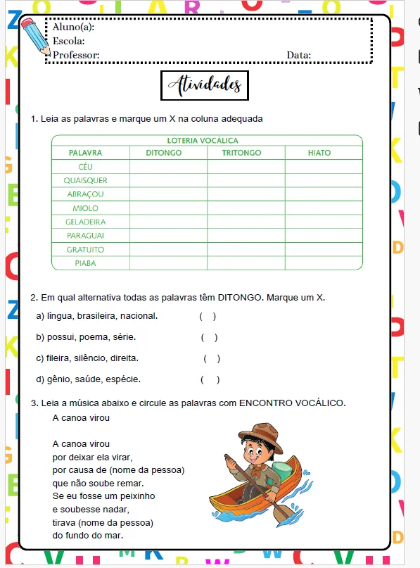 📚✏️ APOSTILA DE PORTUGUÊS – 4º ANO ✏️📚 — amostra 2: São 23 páginas de atividades para trabalhar diferentes habilidades de…