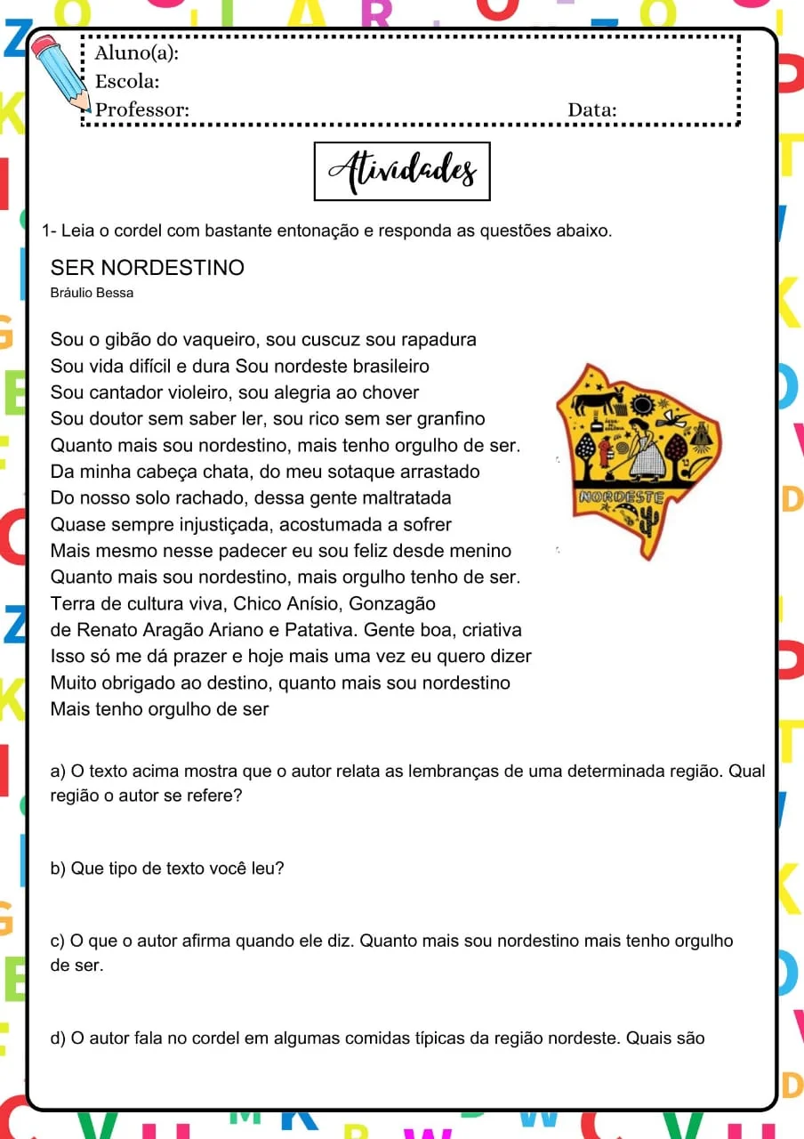 📚✏️ APOSTILA DE PORTUGUÊS – 4º ANO ✏️📚 — amostra 6: São 23 páginas de atividades para trabalhar diferentes habilidades de…