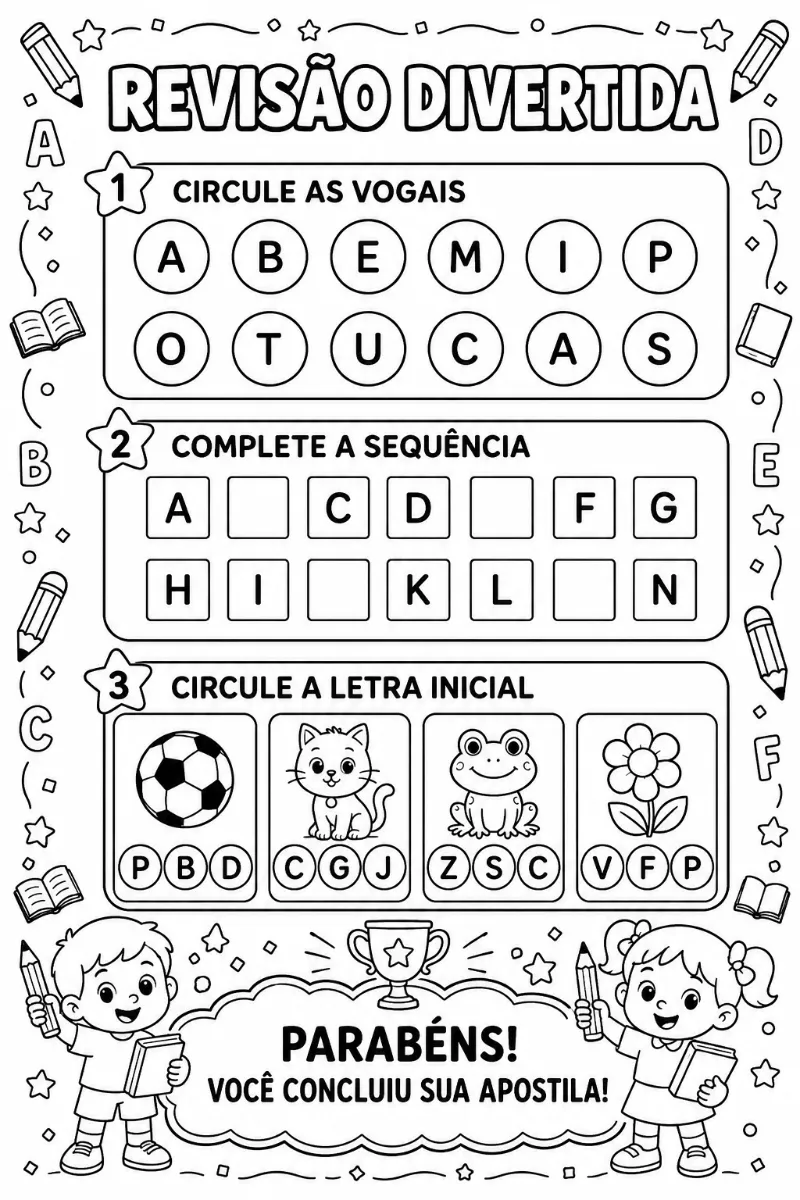 📚✨ APOSTILA DE PRÉ-ALFABETIZAÇÃO ✨📚 — amostra 1: Um material completo, lúdico e cuidadosamente elaborado para tornar a…