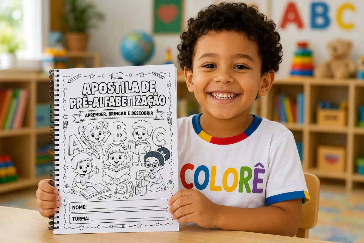 📚✨ APOSTILA DE PRÉ-ALFABETIZAÇÃO ✨📚 — Atividades para 1º ano: Um material completo, lúdico e cuidadosamente elaborado…