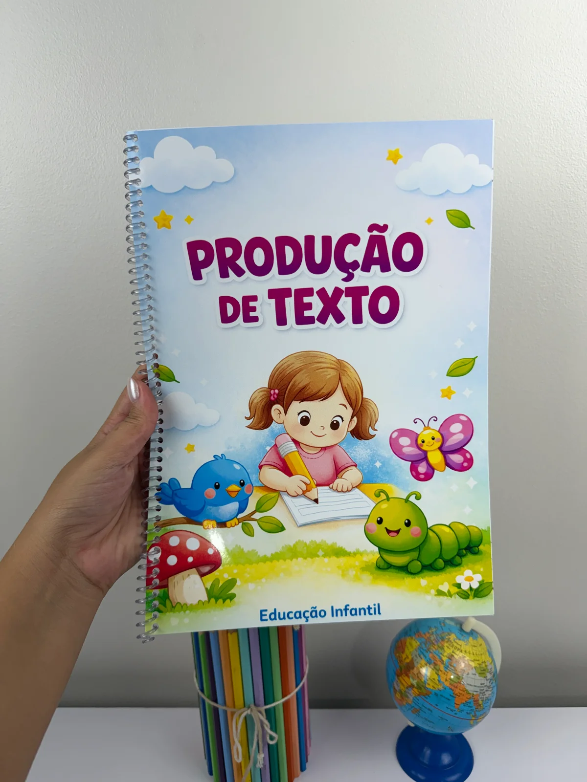 Apostila de Produção de Texto – PDF para Imprimir | Educação Infantil — amostra 1: O que vem no material Apostila de Produção de Texto – PDF para Imprimir | Educação Infantil — amostra 1: O que vem no material