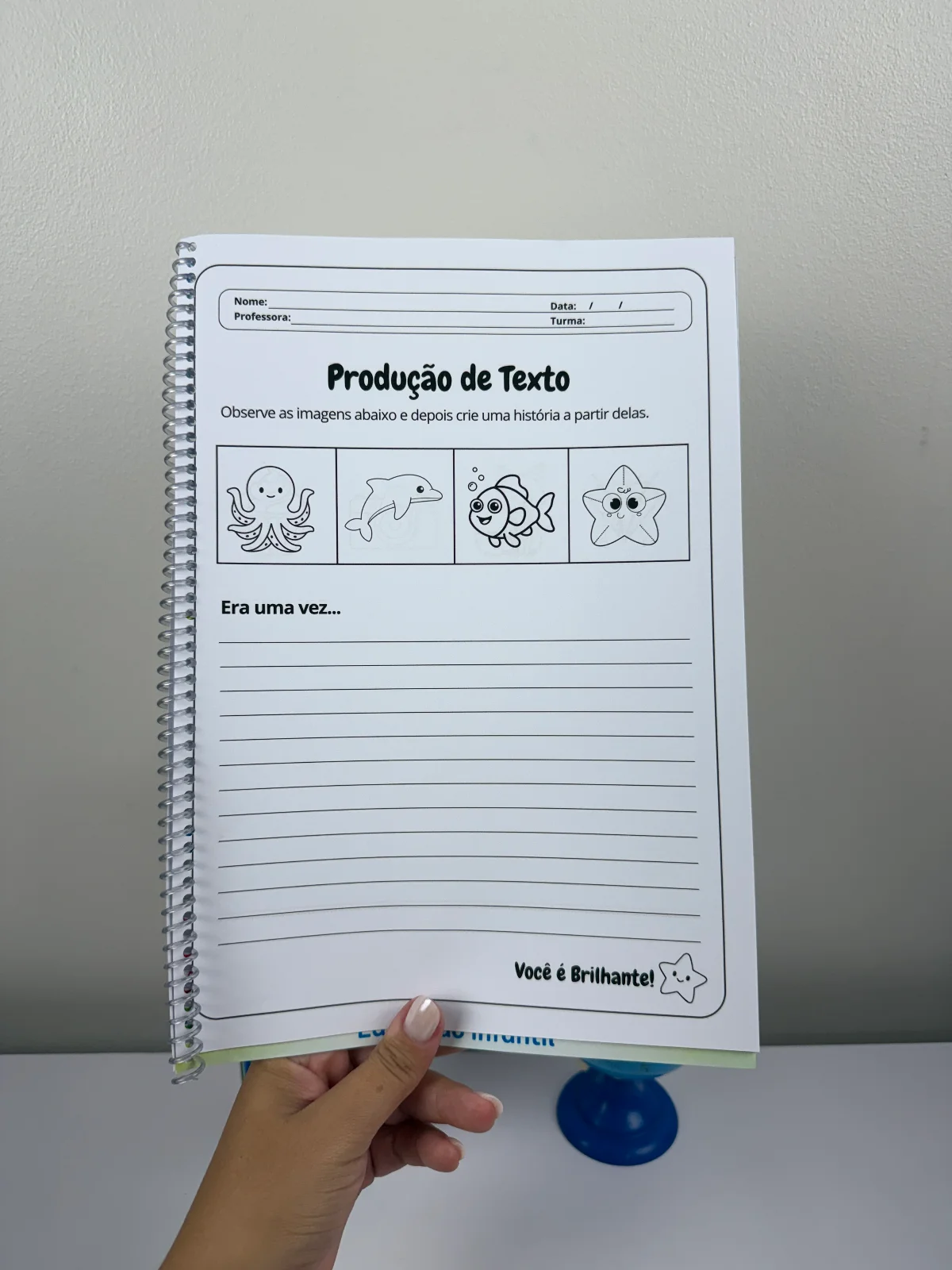 Apostila de Produção de Texto – PDF para Imprimir | Educação Infantil — amostra 3: Formato e entrega Apostila de Produção de Texto – PDF para Imprimir | Educação Infantil — amostra 3: Formato e entrega
