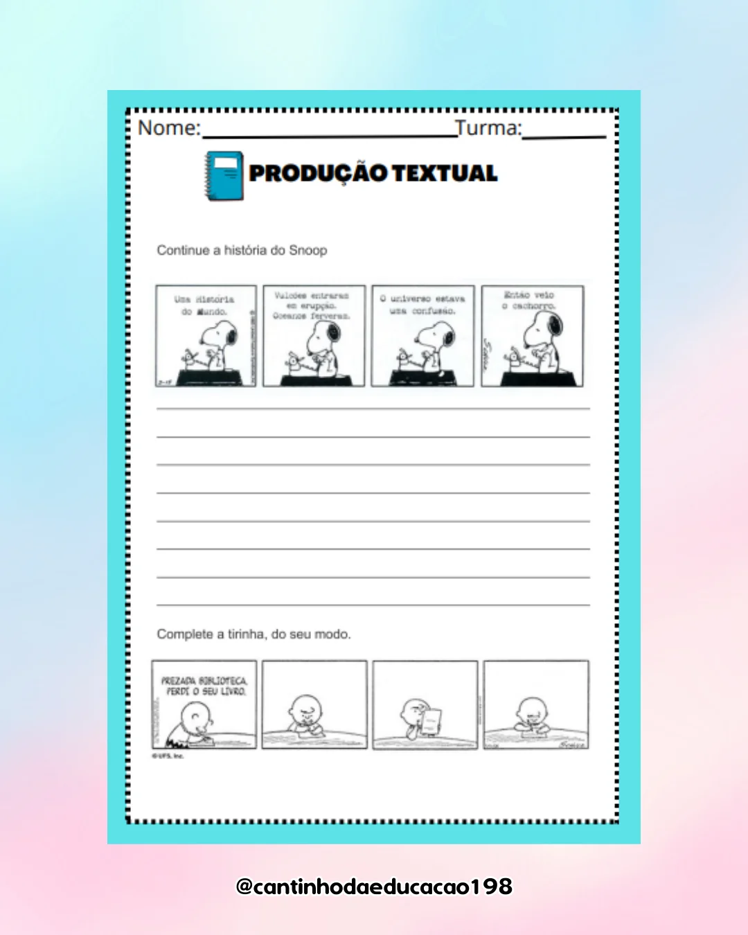Apostila de produção textual – PDF para Imprimir — amostra 2: Um material completo para estimular a criatividade, a escrita… Apostila de produção textual – PDF para Imprimir — amostra 2: Um material completo para estimular a criatividade, a escrita…