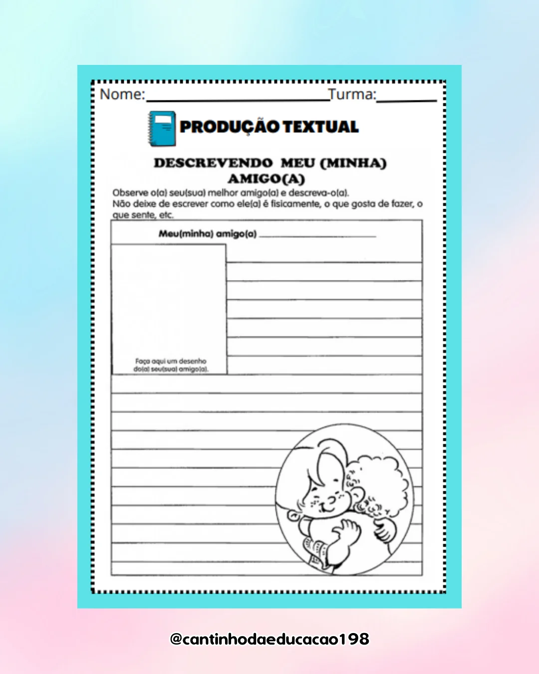 Apostila de produção textual – PDF para Imprimir — amostra 4: Um material completo para estimular a criatividade, a escrita… Apostila de produção textual – PDF para Imprimir — amostra 4: Um material completo para estimular a criatividade, a escrita…