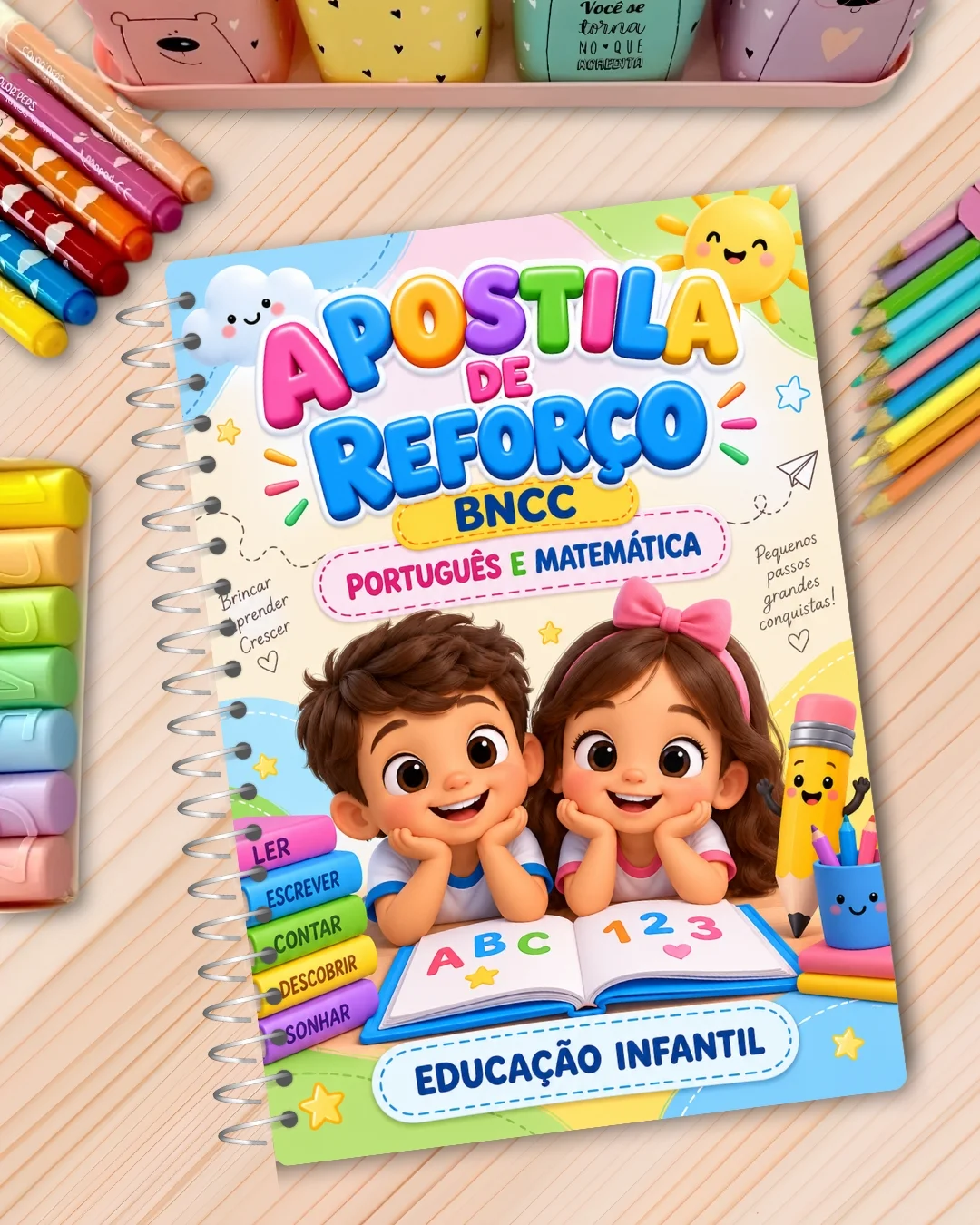 APOSTILA DE REFORÇO BNCC – EDUCAÇÃO INFANTIL — Alfabetização para Educação Infantil: 📚 Material completo e lúdico com…