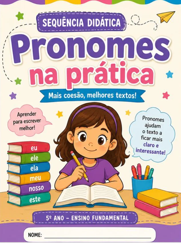 Apostila de Sequência Didática de Pronomes - 5º Ano — capa do material