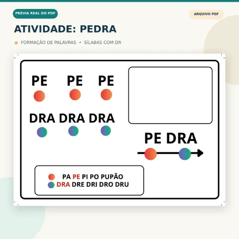 Apostila de Sílabas Complexas – Atividades de Leitura e Alfabetização — amostra 2: Apostila de sílabas complexas em PDF com…