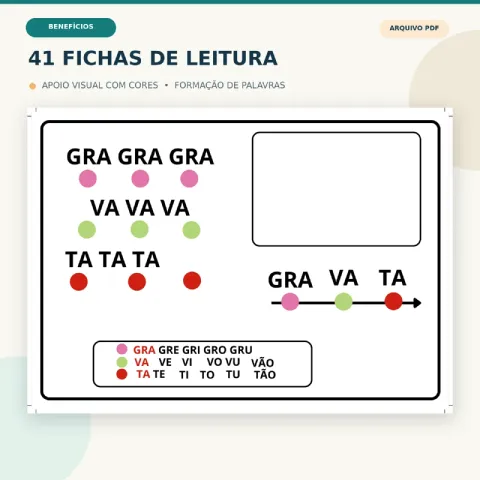 Apostila de Sílabas Complexas – Atividades de Leitura e Alfabetização — amostra 5: Apostila de sílabas complexas em PDF com…