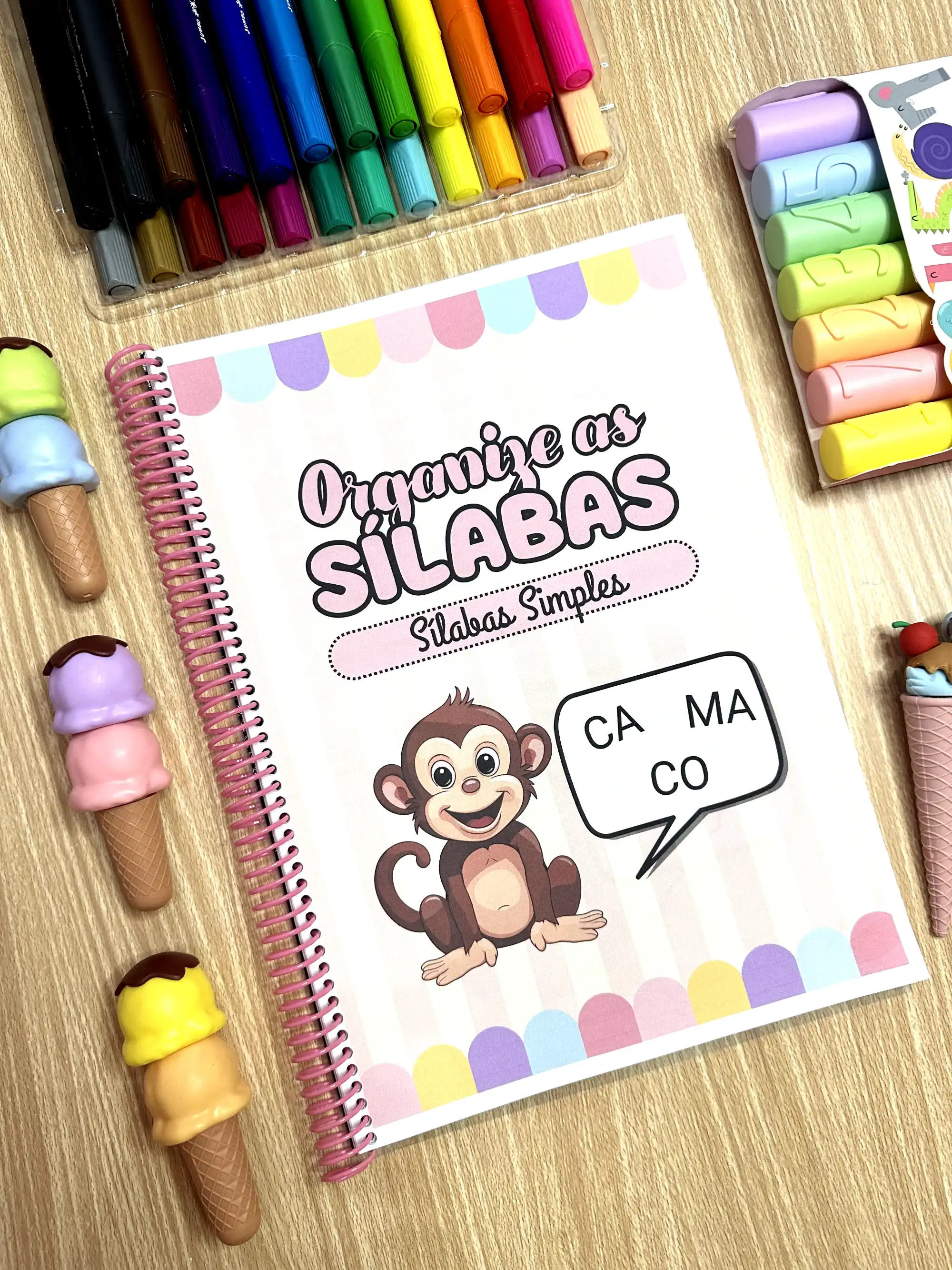 Apostila de silabas simples em PDF com 32 páginas de atividades — Alfabetização para Todas as séries: Apostila em PDF com…
