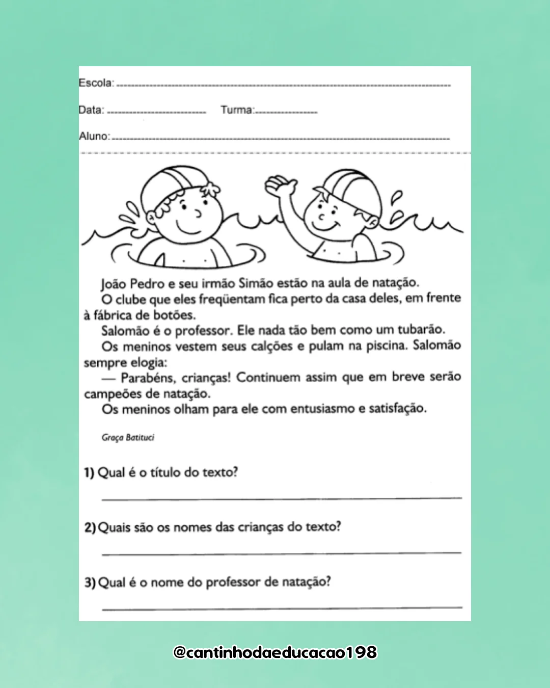 Apostila de sondagem – 3º ano – PDF para Imprimir — amostra 5: Um material prático para auxiliar o professor na sondagem e… Apostila de sondagem – 3º ano – PDF para Imprimir — amostra 5: Um material prático para auxiliar o professor na sondagem e…