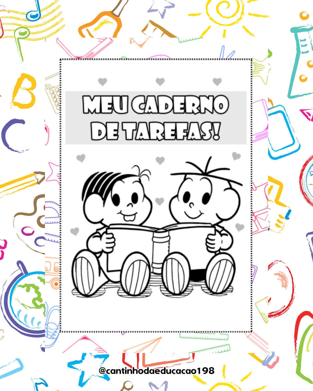 Apostila de tarefas para casa – PDF para Imprimir — amostra 1: O que vem no material