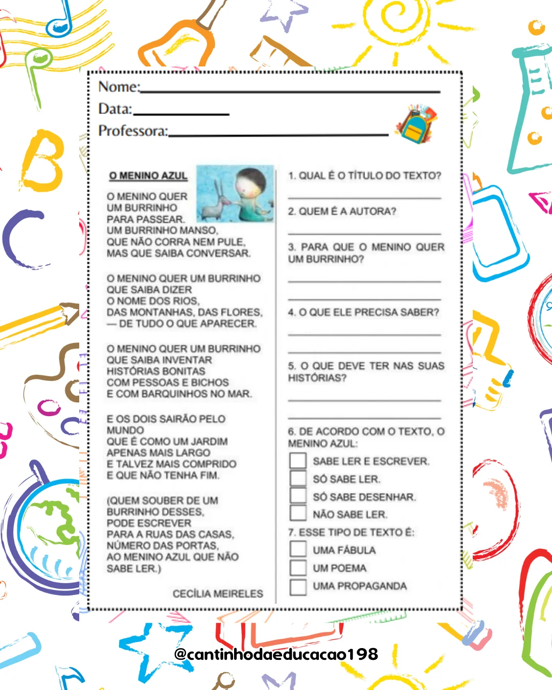Apostila de tarefas para casa – PDF para Imprimir — amostra 4: Um material prático para enviar atividades para casa e…