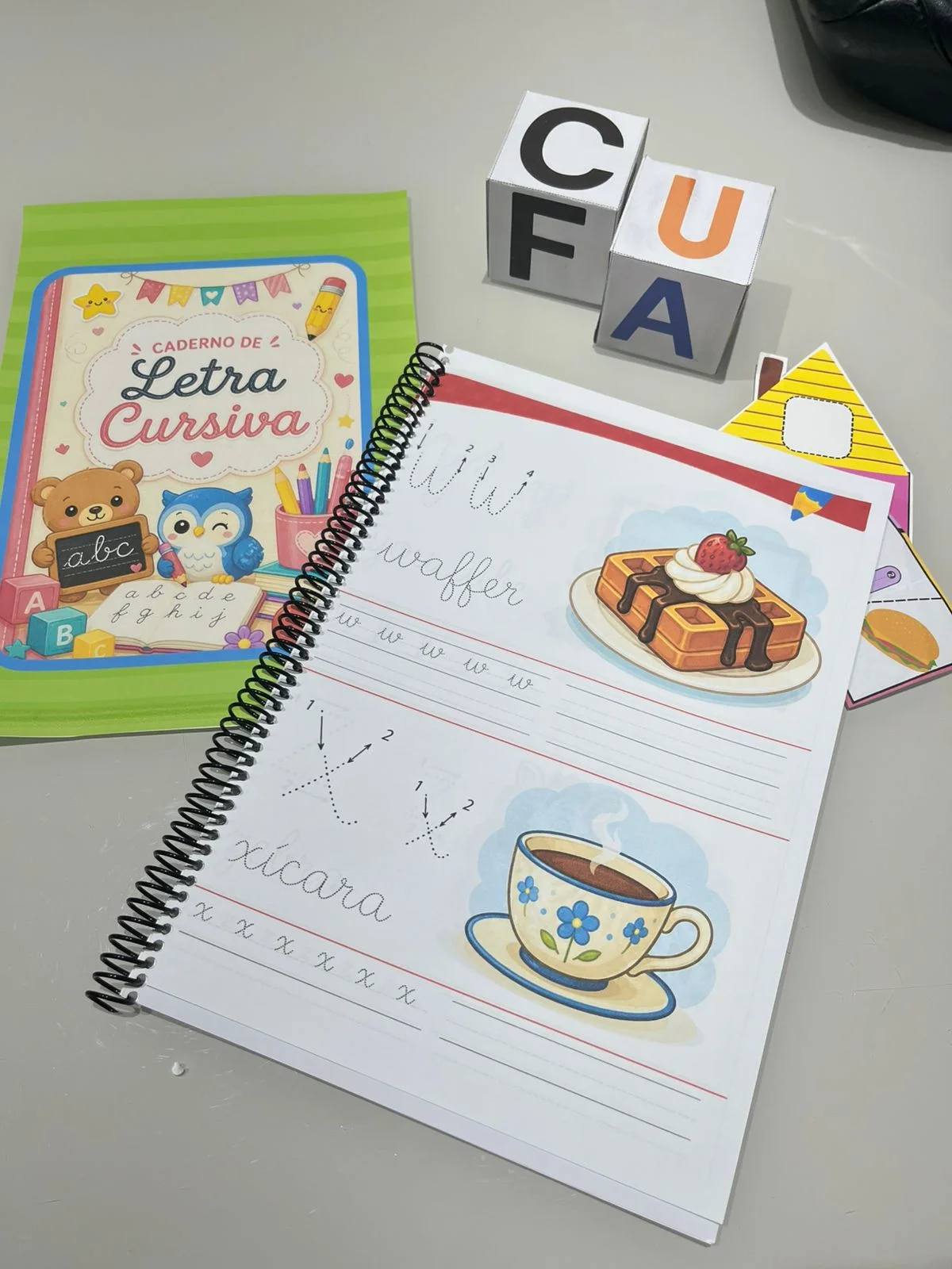 Apostila de Treino de Letra Cursiva – Caligrafia e Alfabetização — Alfabetização para Educação Infantil: Apostila de treino…